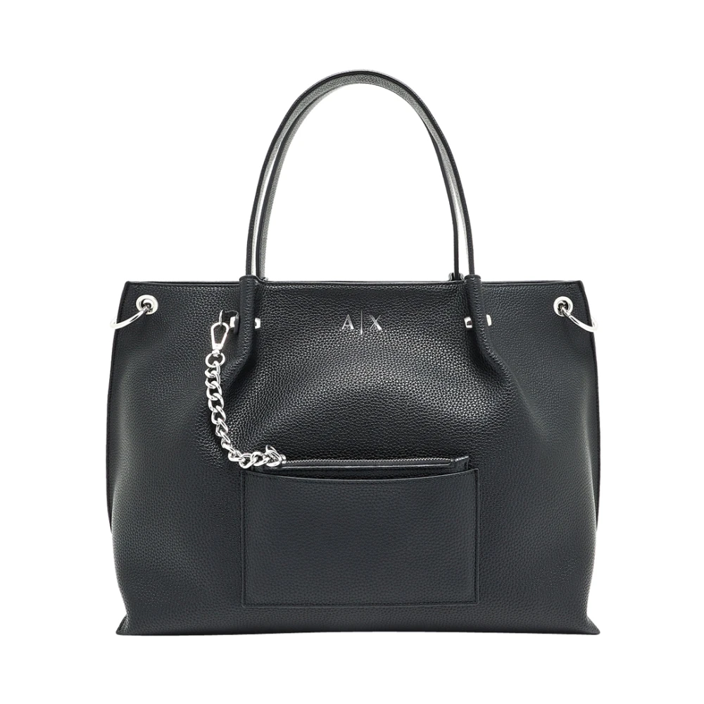 Armani Exchange Svart Handbags