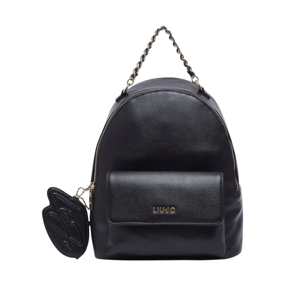 Liu Jo Donna Nero - Ecs Backpack M - Bags - One Size