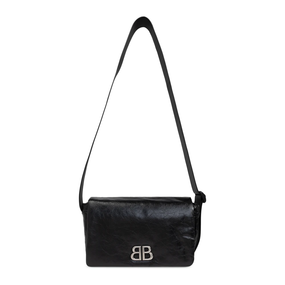 Balenciaga Schoudertas Monaco Small Black Heren