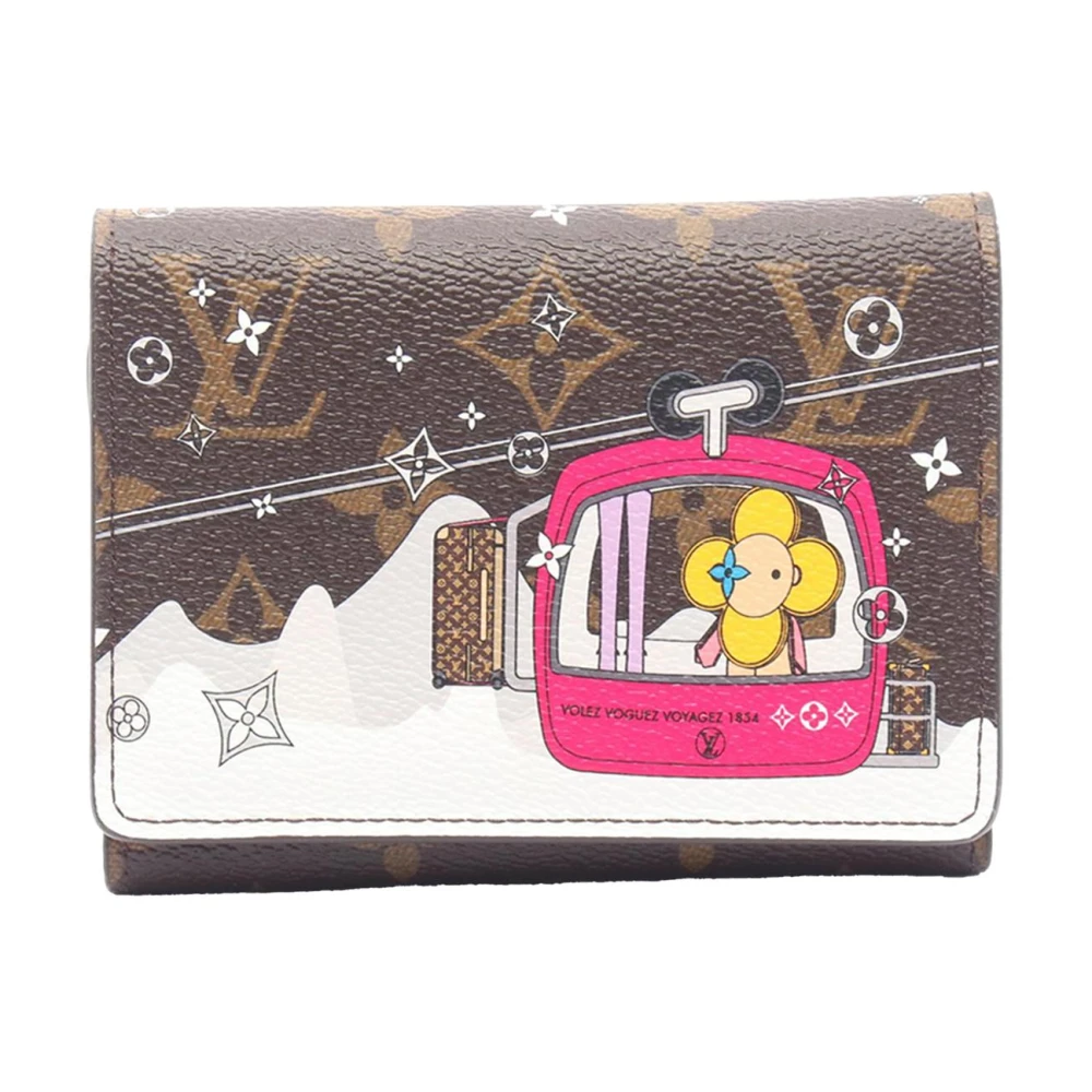Louis Vuitton Vintage Women's Brown Pre-Owned Vintage Monogram Pochette Card Holder
