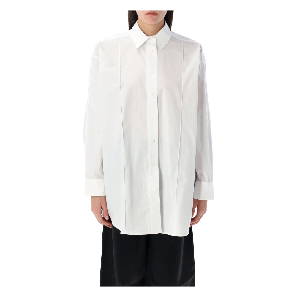 Remain Birger Christensen Oversized Shirt in Trendy Stijl White Dames