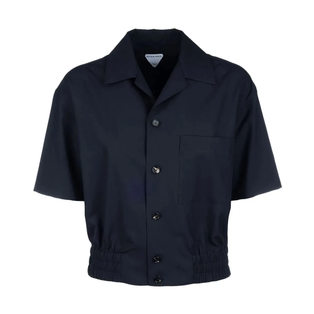 Bottega Veneta Casual Katoenen Overhemd voor Mannen Blue Dames