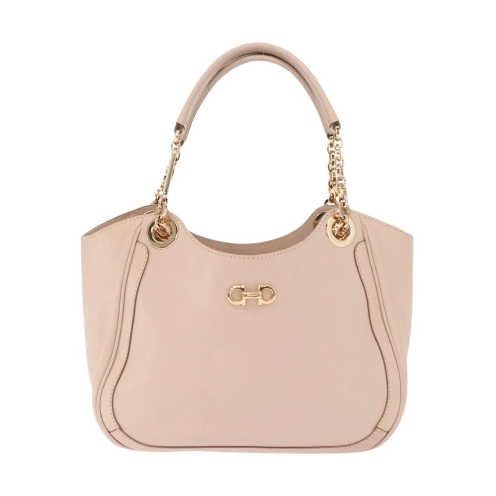 Salvatore Ferragamo Pre-Owned Women's Pink Pre-Owned Vintage Gancini Shoulder Bag