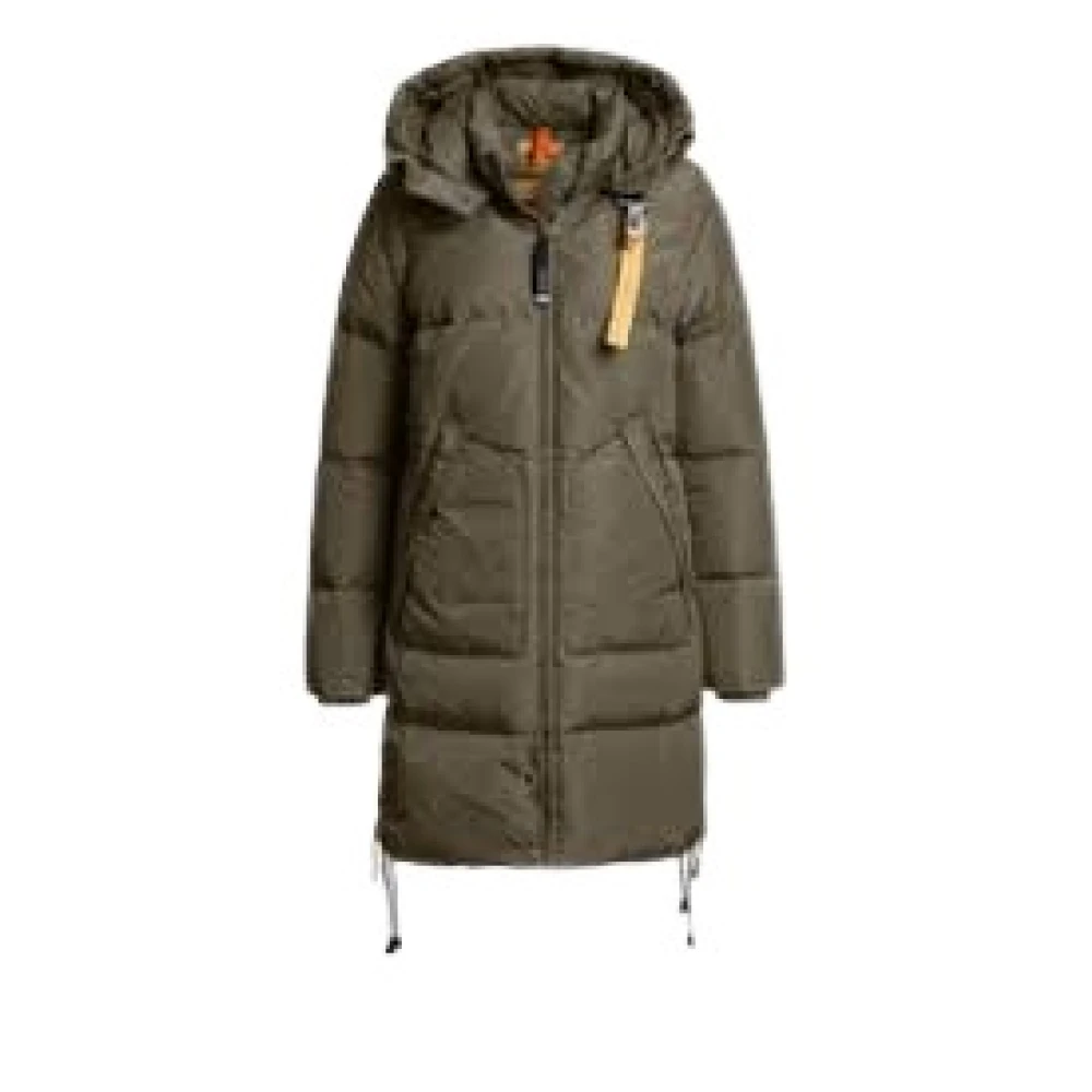 Parajumpers Men's Green Long Bear Down Jacket Waterproof Windproof