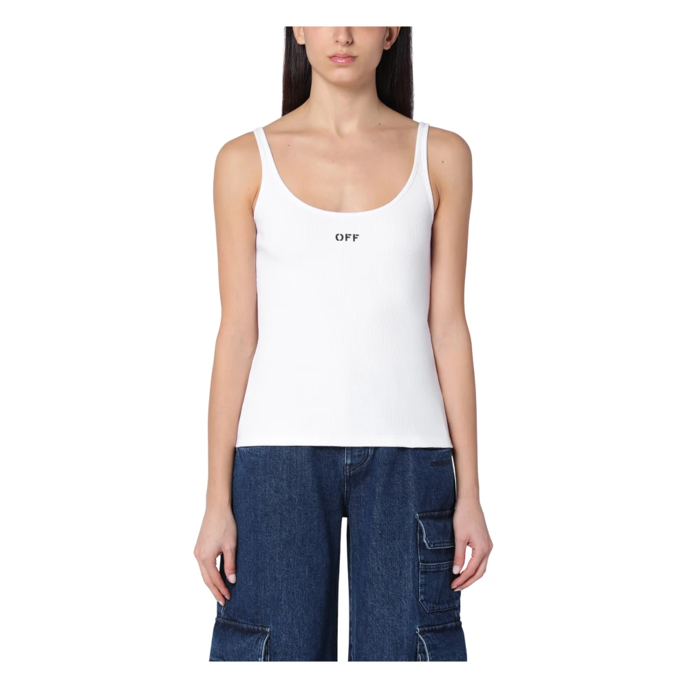 Off - Tops > Sleeveless Tops - - Off White - Modalova