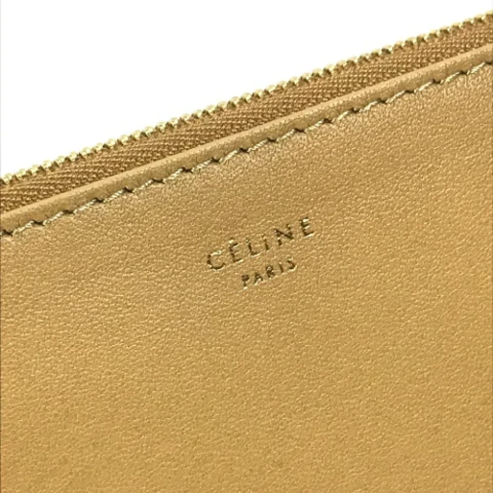 Celine Vintage Pre-owned Leather clutches Brown Dames