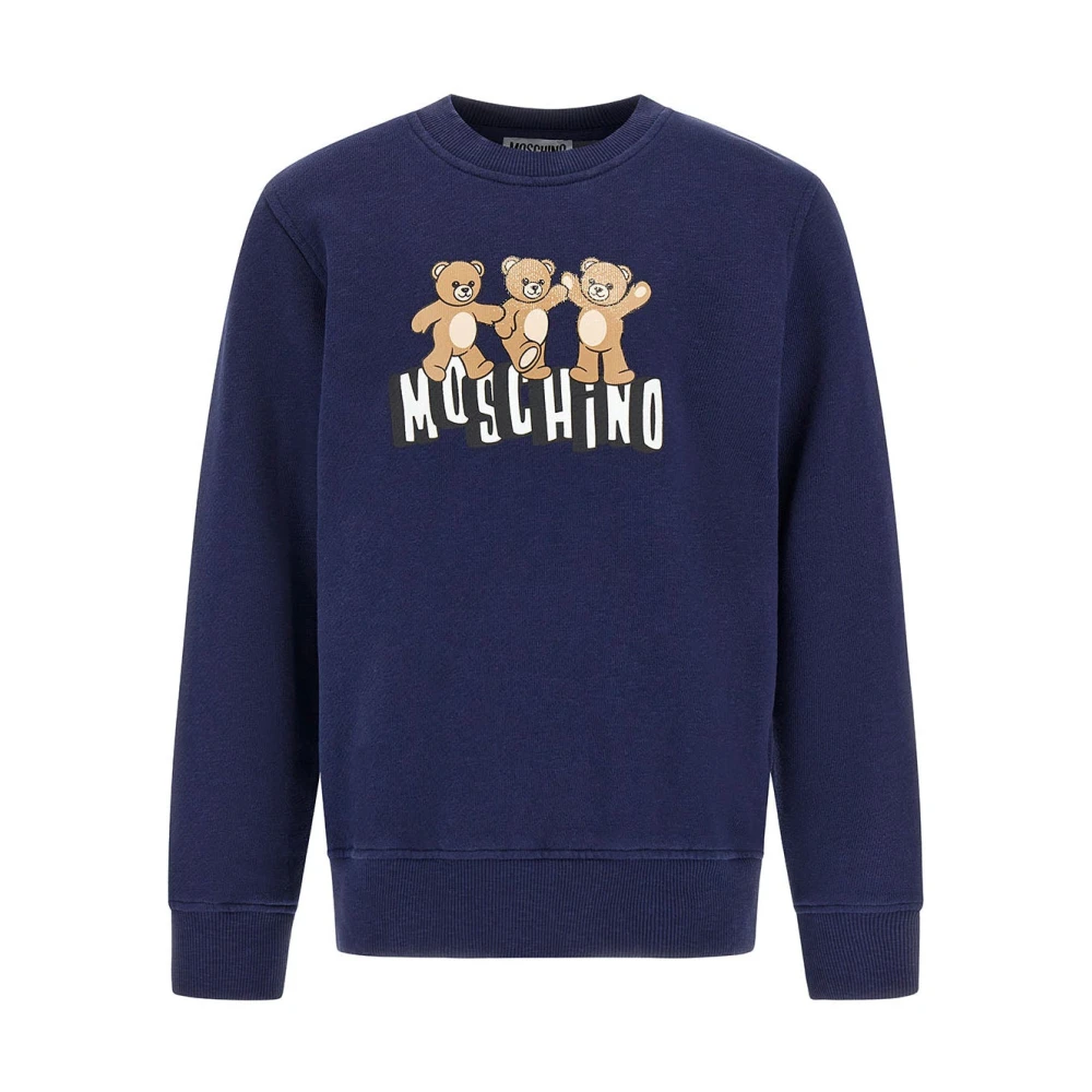 Moschino Boys Blue Sweatshirt - Kids Sweatshirts - 6 Y - Kids