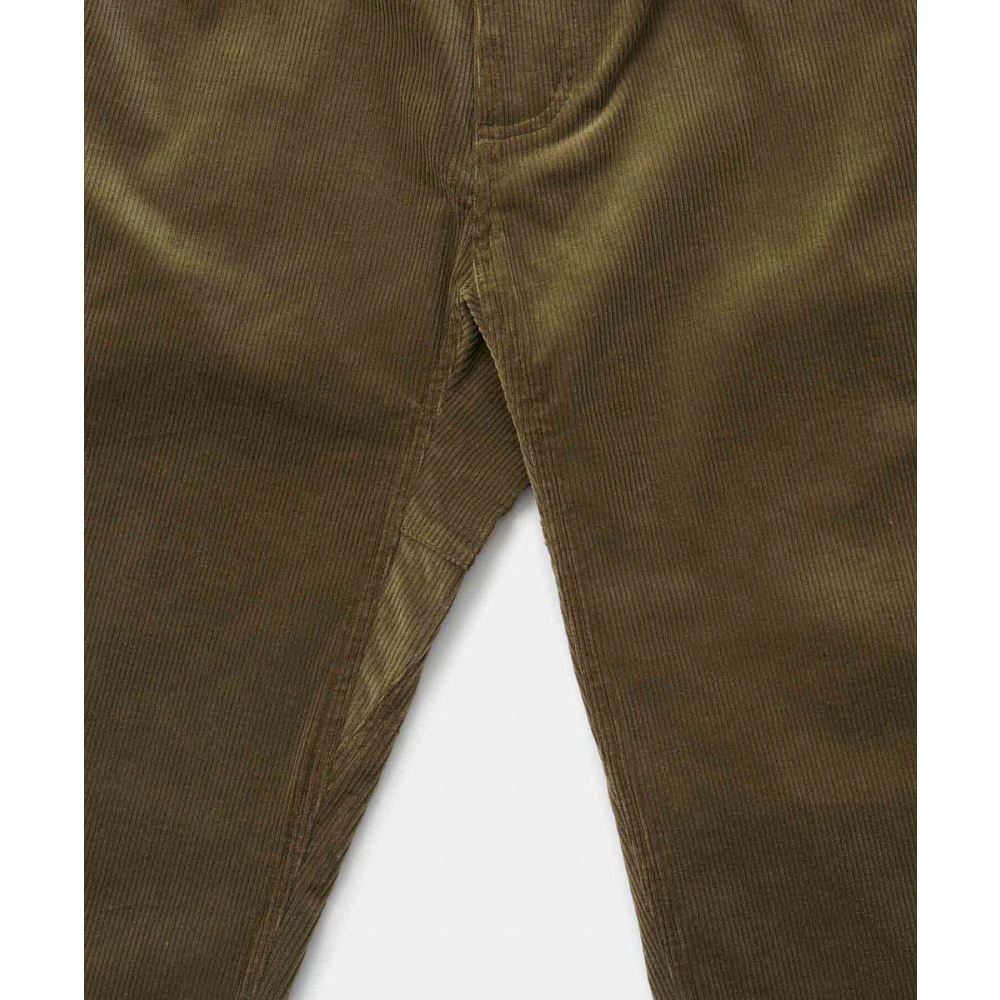 Gramicci Ribfluwelen Broek Olijfgroen Green Heren