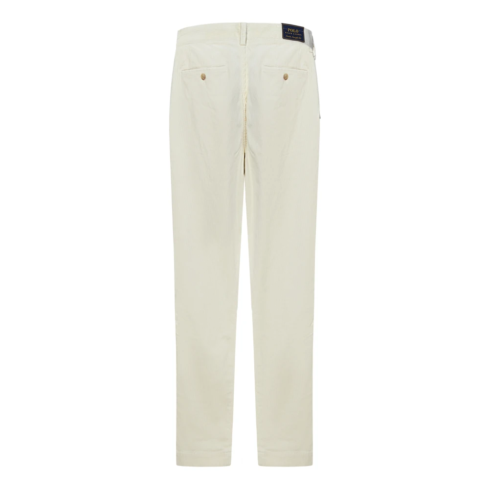 Polo Ralph Lauren Witte broek met Pony Borduursel White Heren