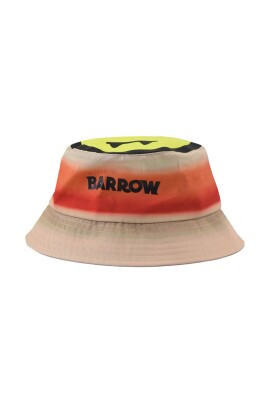 multicolor-nylon-bucket-hat-with-smile-logo-print