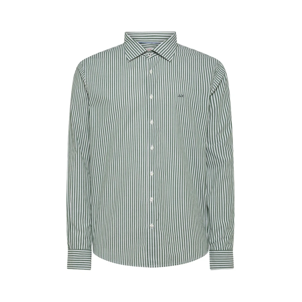 Sun68 Casual Overhemd Green Heren