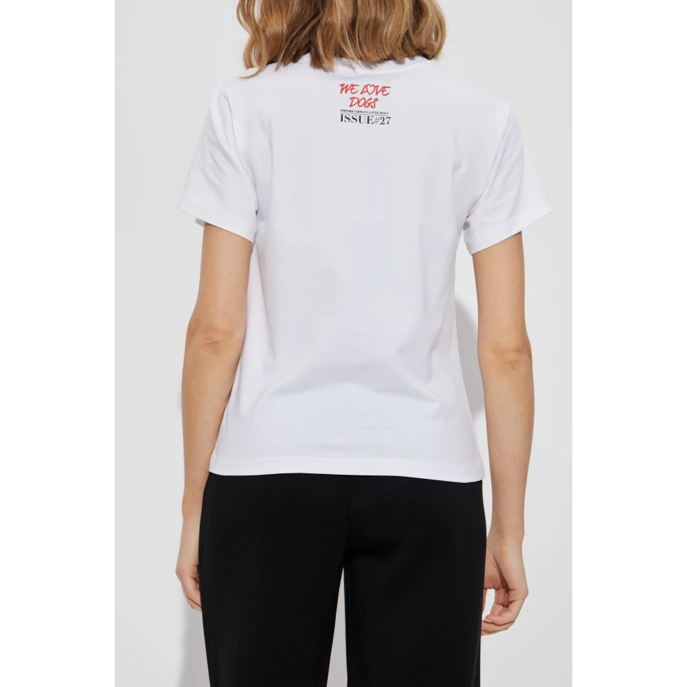 Emporio Armani T-shirt uit de collectie White Dames