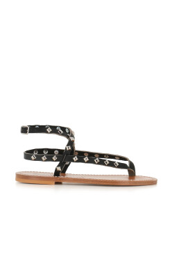 black-leather-studded-ankle-strap-sandals