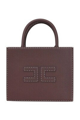 sac-cabas-synthetique-marron-avec-logo