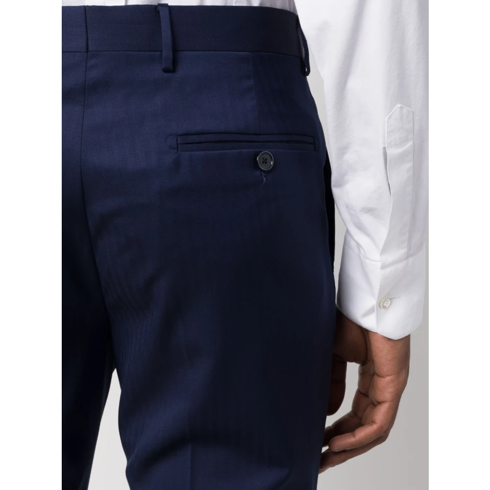 Tagliatore Blauw Ss23 Herenpak Blue Heren