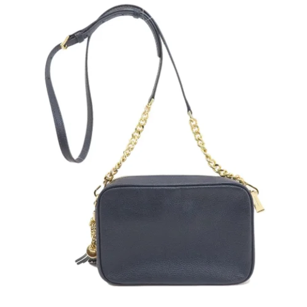 Michael Kors Pre-owned Leather shoulder-bags Blue Dames