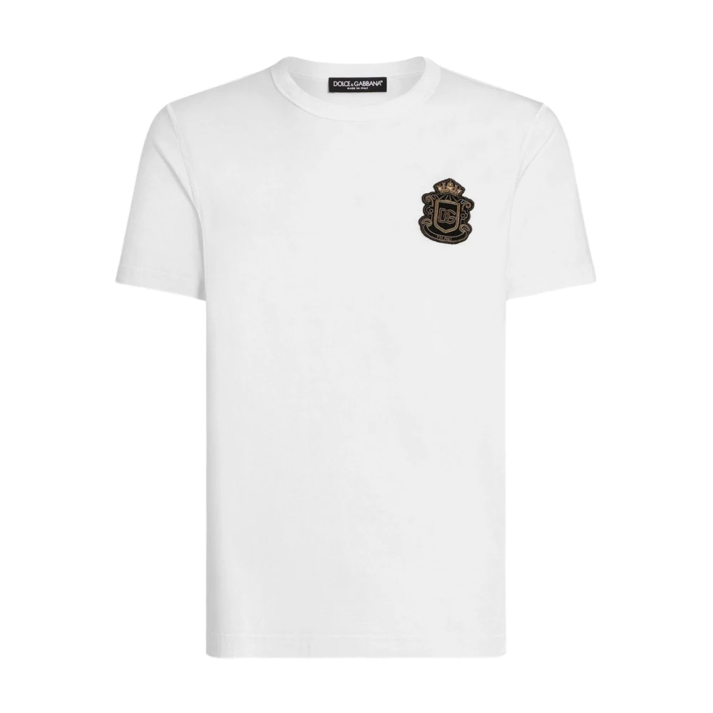 Dolce & Gabbana T-Shirts And Polos - Male - T-Shirts - White - Xl - Tops