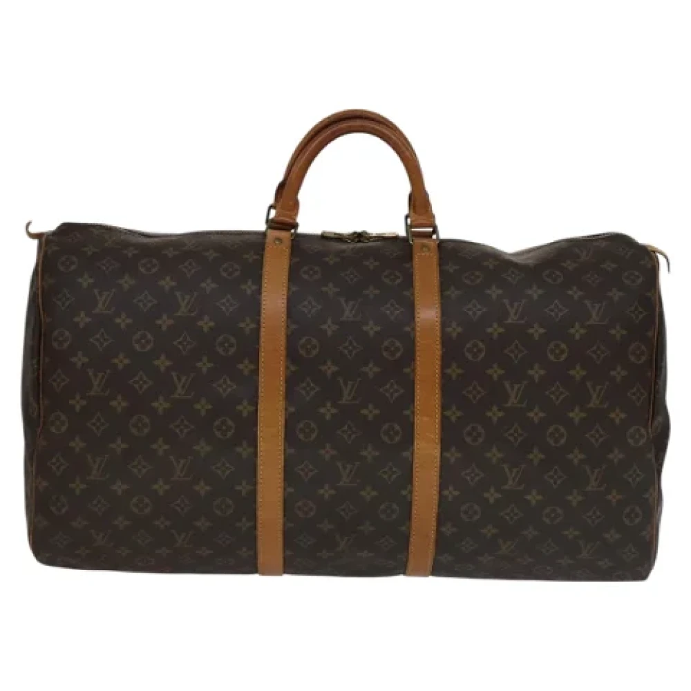 Louis Vuitton Vintage Pre-owned Canvas travel-bags Brown Dames