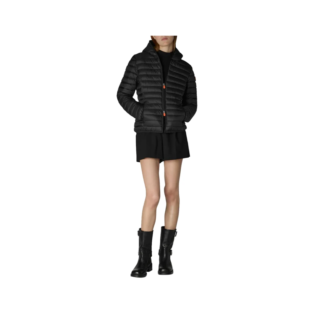 Save The Duck Zwarte winterjas voor dames Black Dames