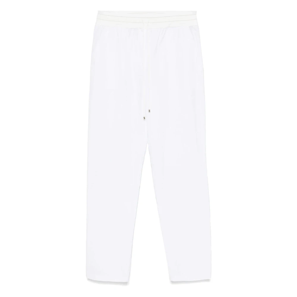 Lorena Antoniazzi Casual Vit Bomull Joggingbyxor White, Dam