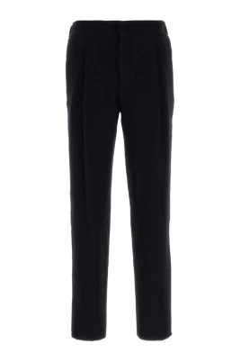 Textured Back-Pocket Trousers