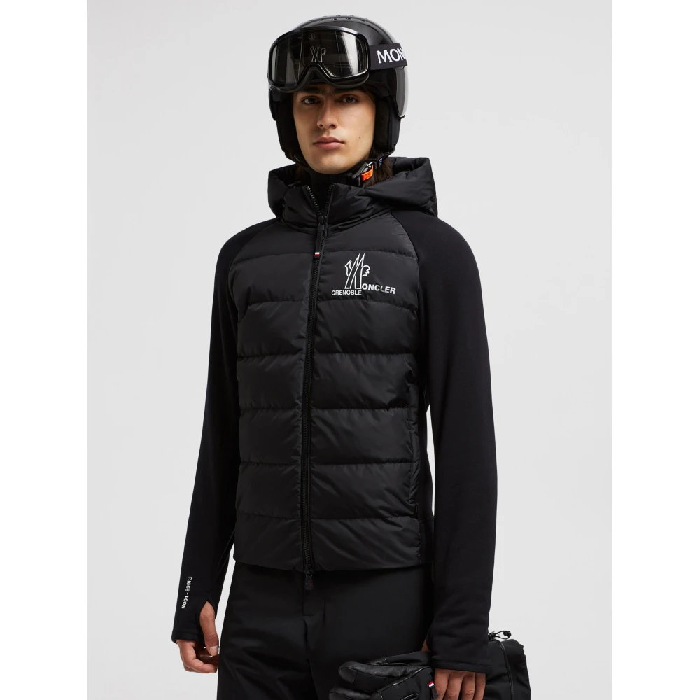 Moncler Waterafstotende donsjas Black Heren