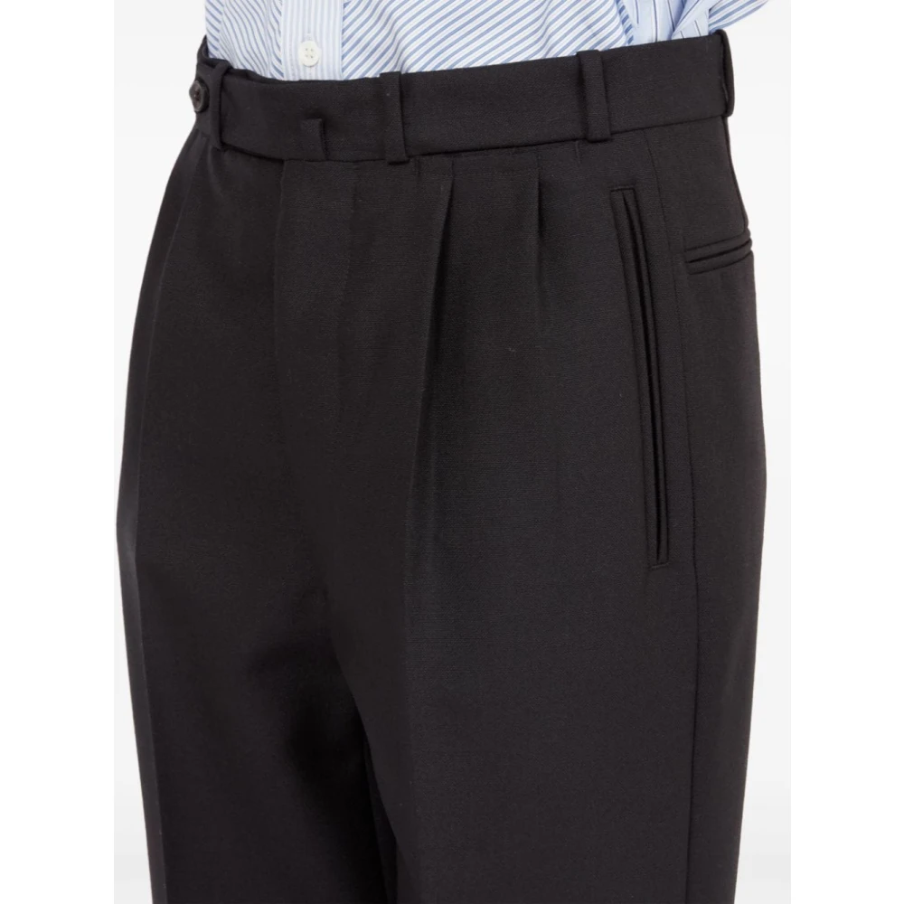 Maison Margiela Zwarte Broek Black Dames