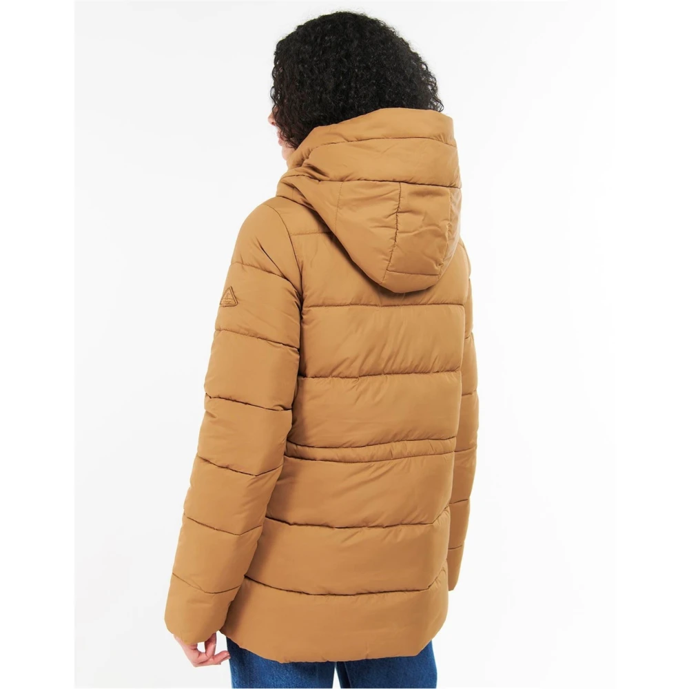 Barbour Gewatteerde jas met capuchon Brown Dames