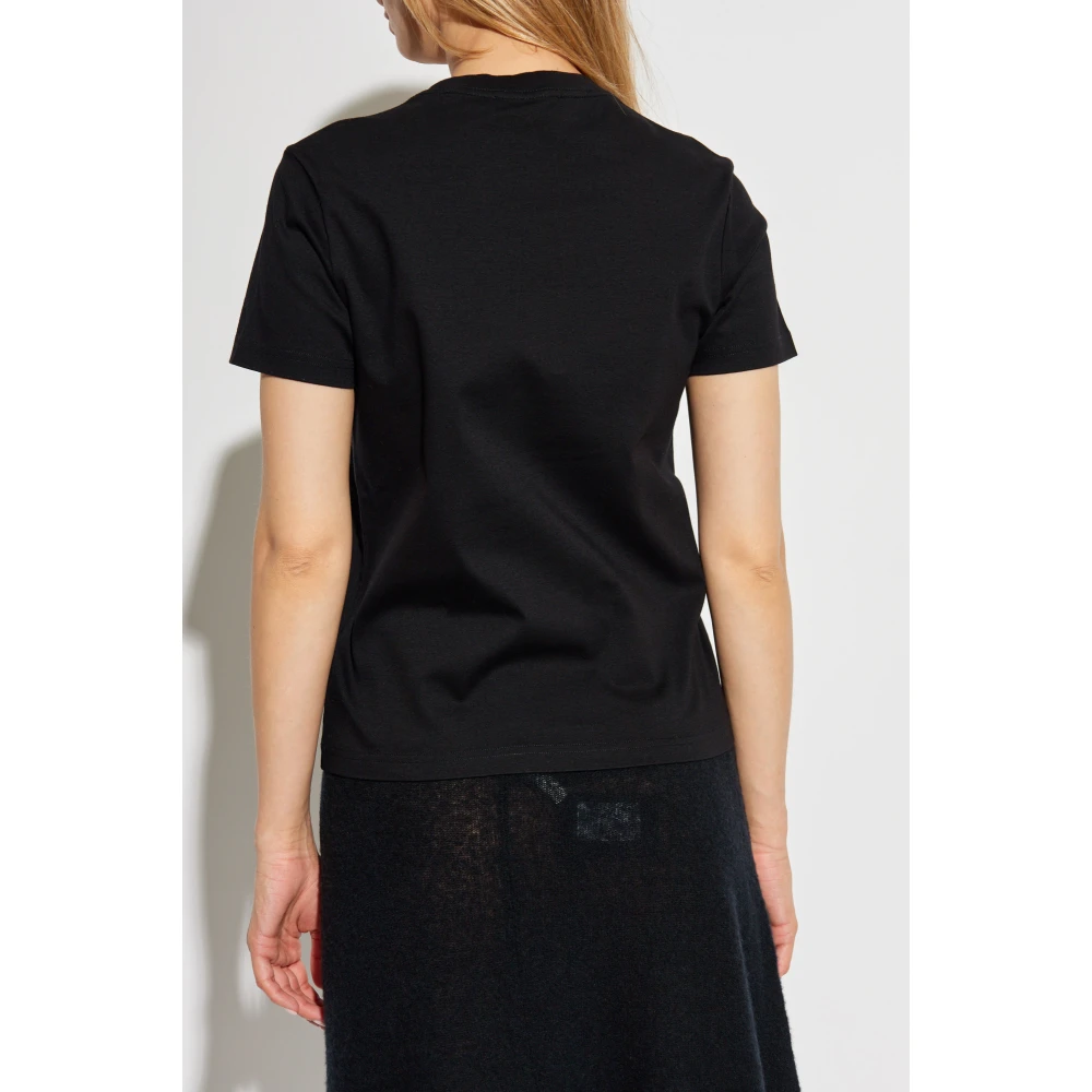 Lanvin Katoenen T-shirt Black Dames
