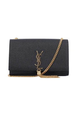 Kate Small Tassel Grain Läder Napkin Axelremsväska