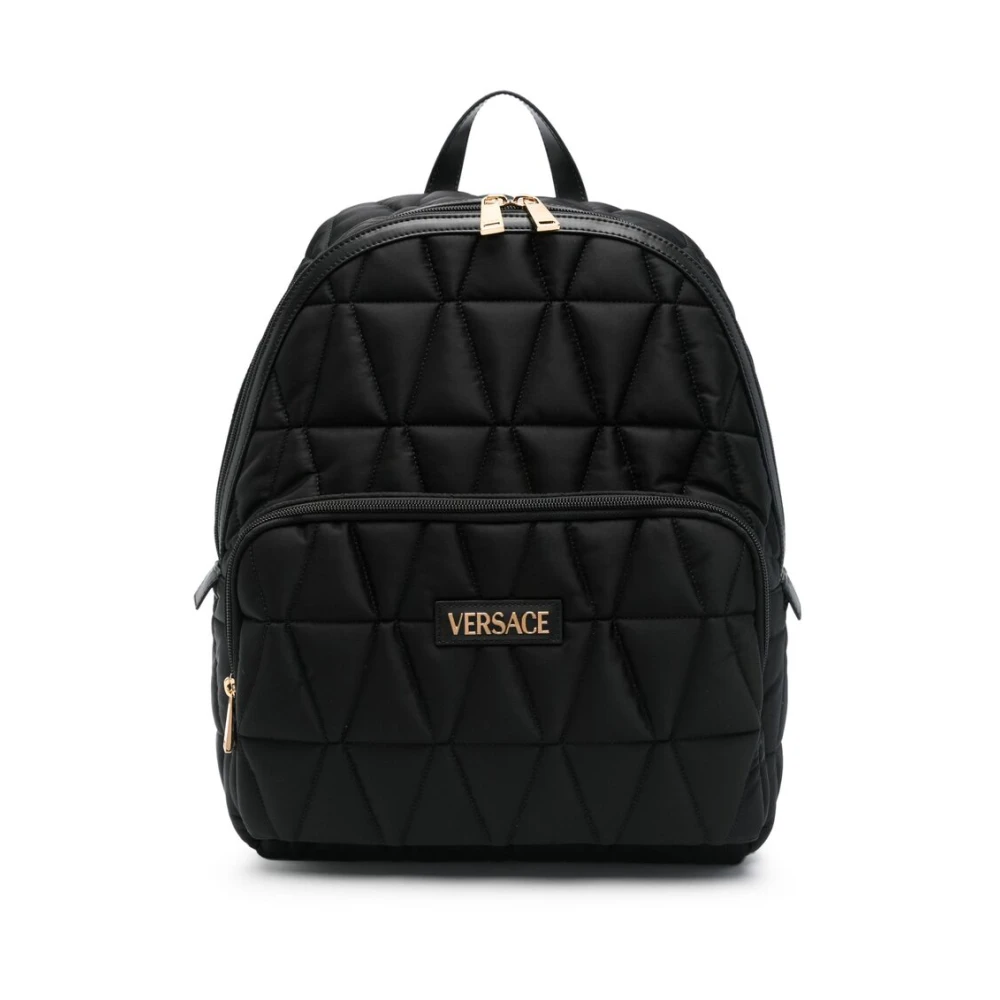 Versace Gewatteerde Zwarte Heuptas Black Heren