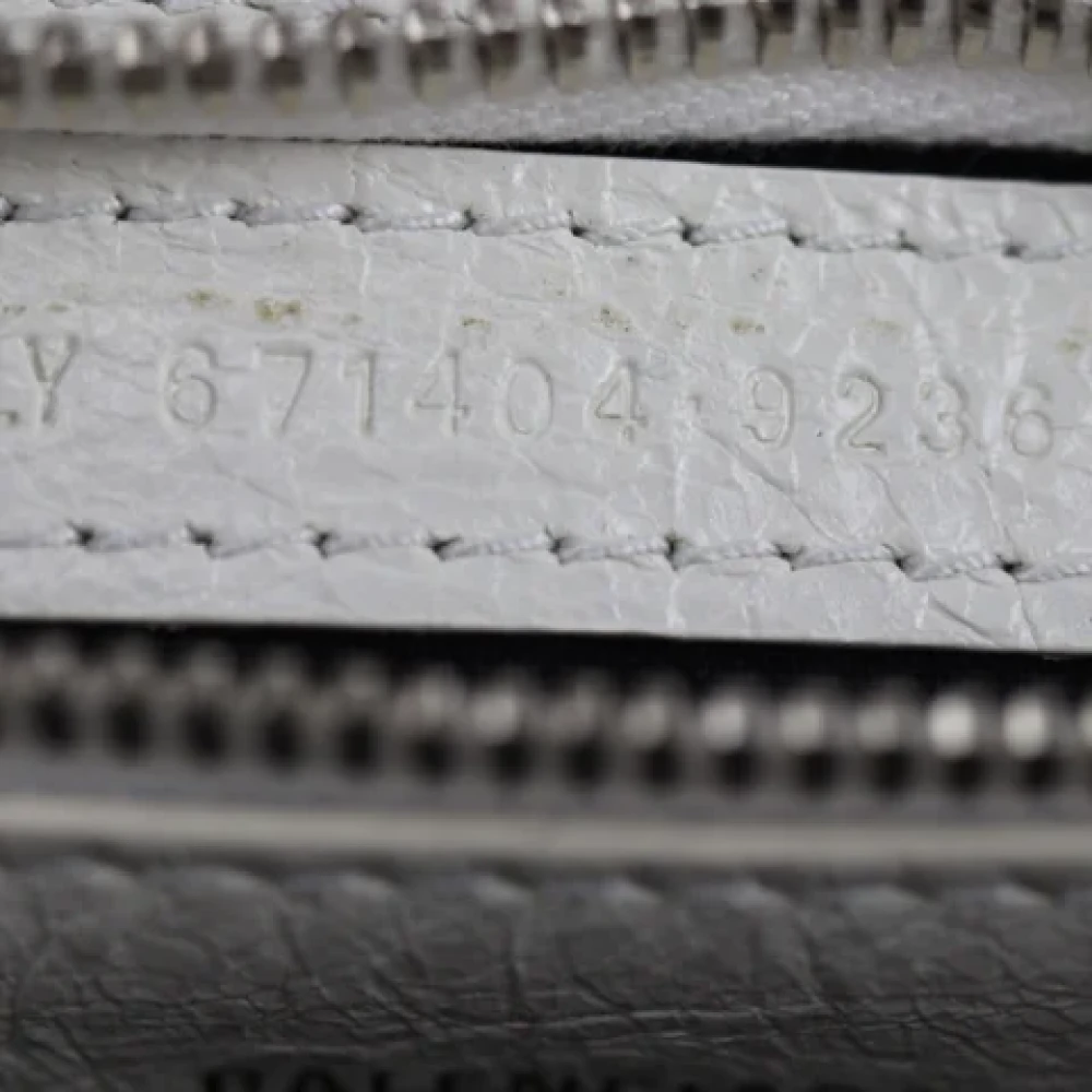Balenciaga Vintage Pre-owned Leather handbags White Dames