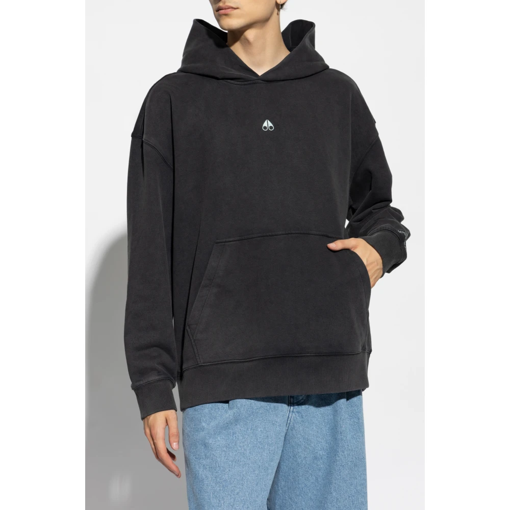 Moose Knuckles Hoodie Gray Heren