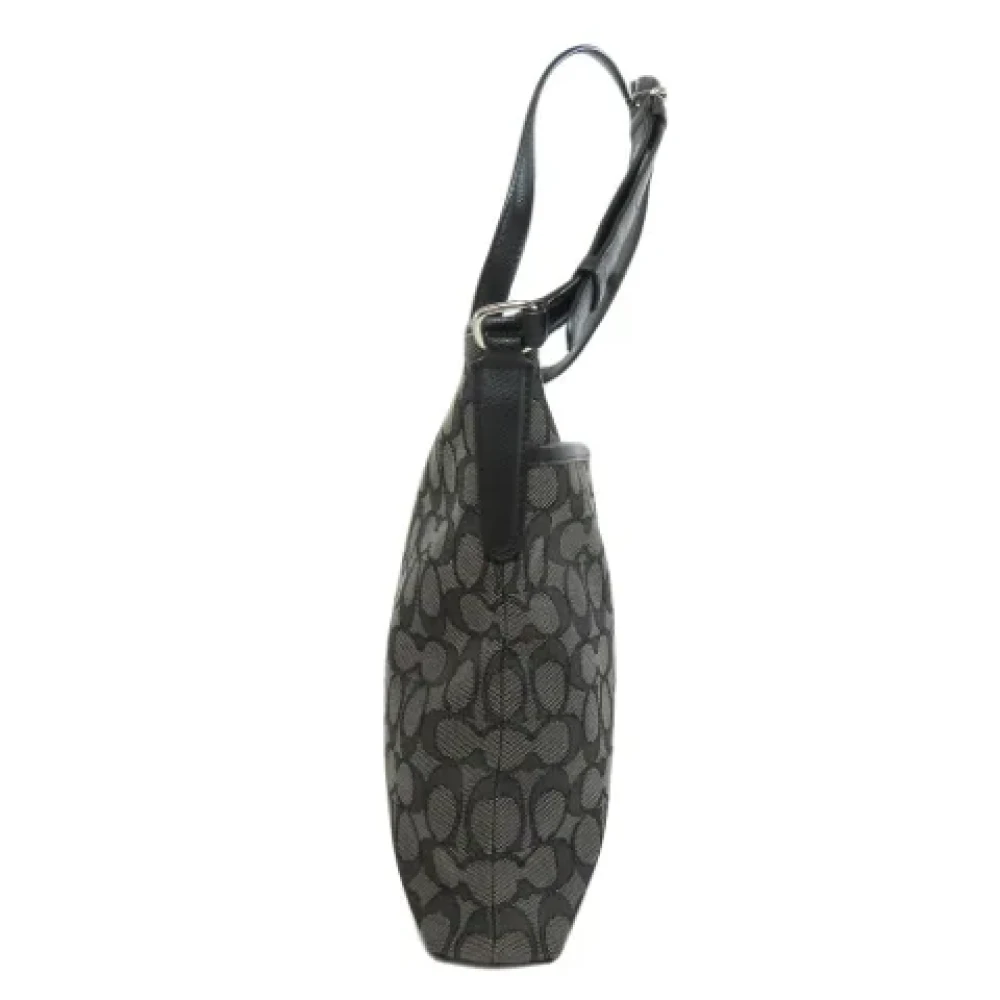 Coach Pre-owned Canvas shoulder-bags Black Dames