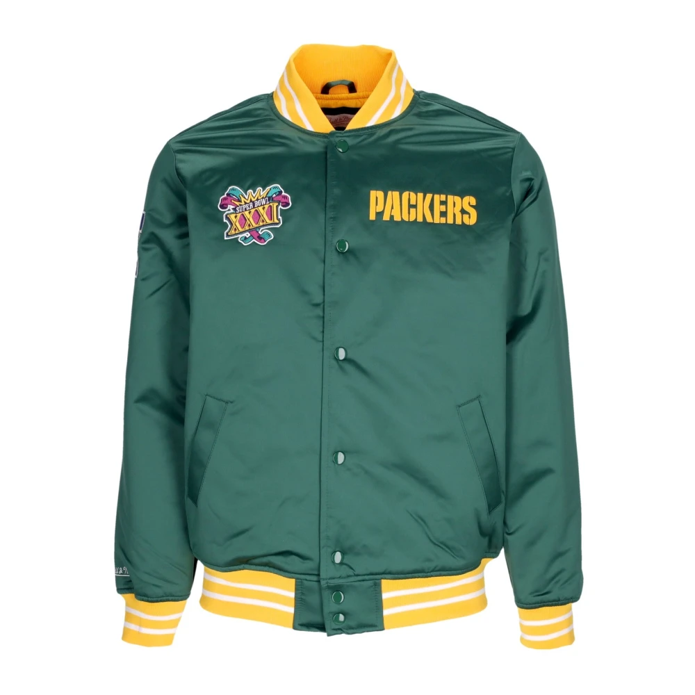 Mitchell & Ness Men's Green Bay Packers Nfl Bomber Jacket