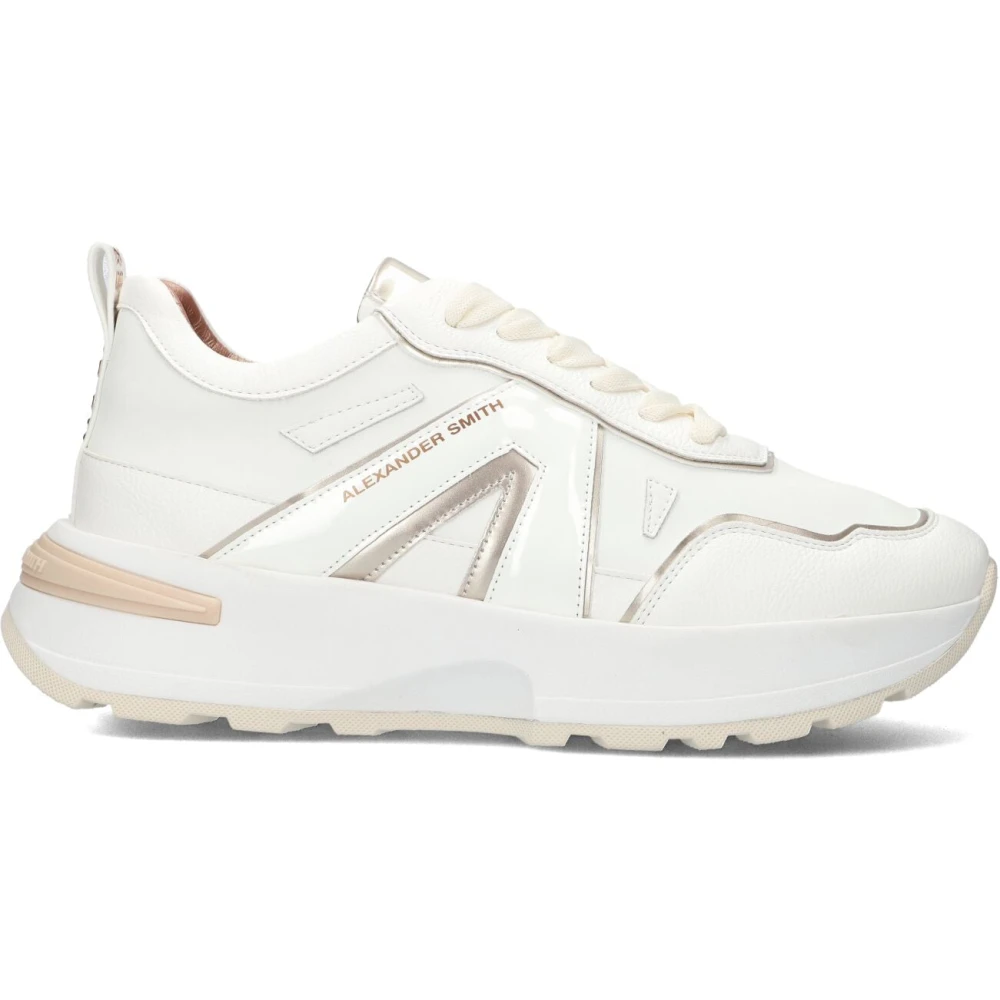 Alexander Smith Witte Sneakers voor Stijlvolle Zomerdagen Dames Schoenen