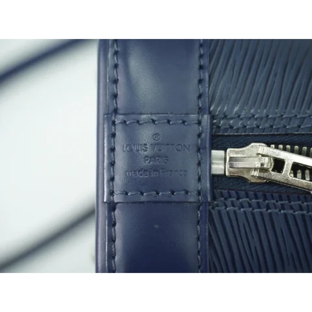 Louis Vuitton Vintage Pre-owned Leather handbags Blue Dames