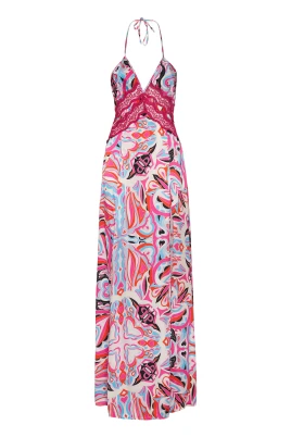 Long Dress Colorful Circus