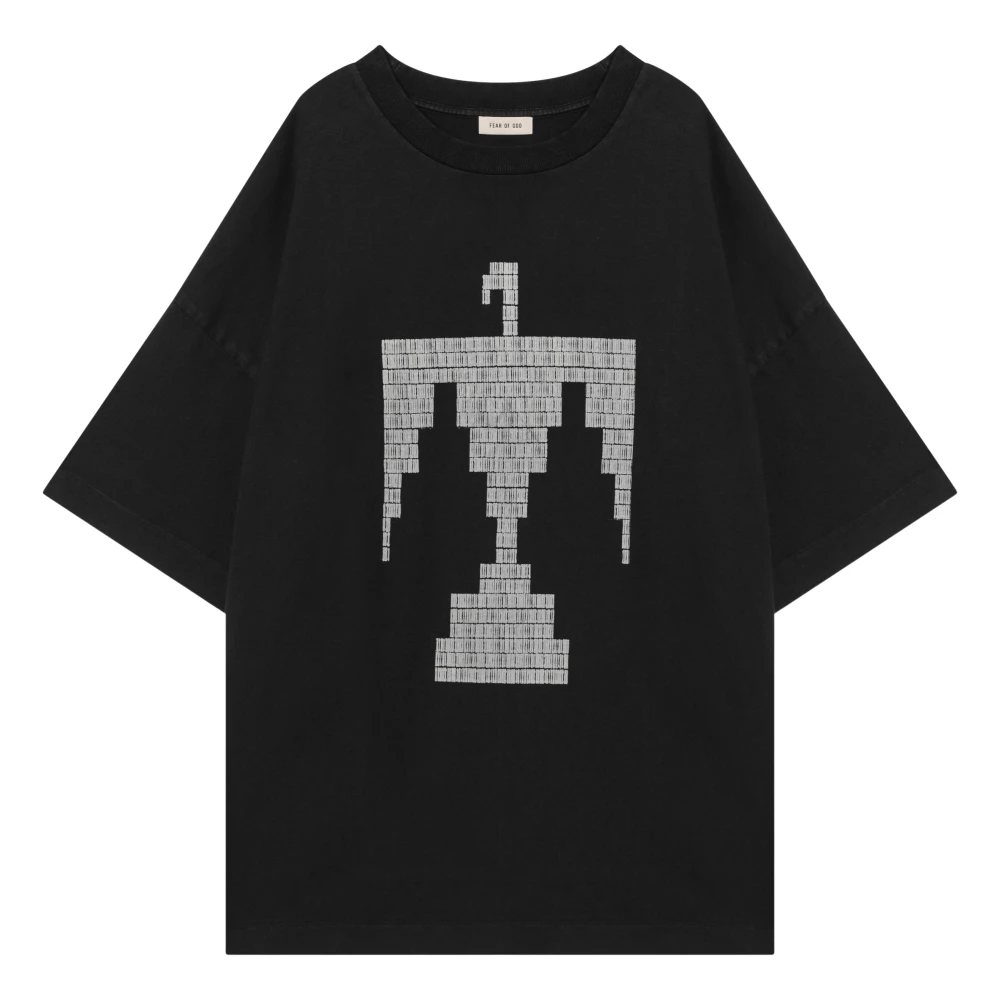 Fear Of God Korte mouwen ronde hals T-shirt Black Heren