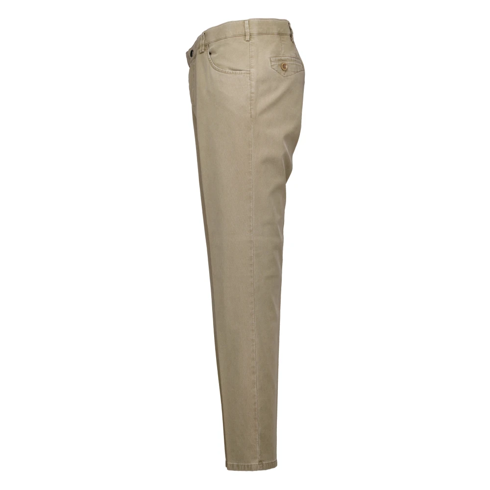 Meyer Taupe Dublin Chino Broek Beige Heren