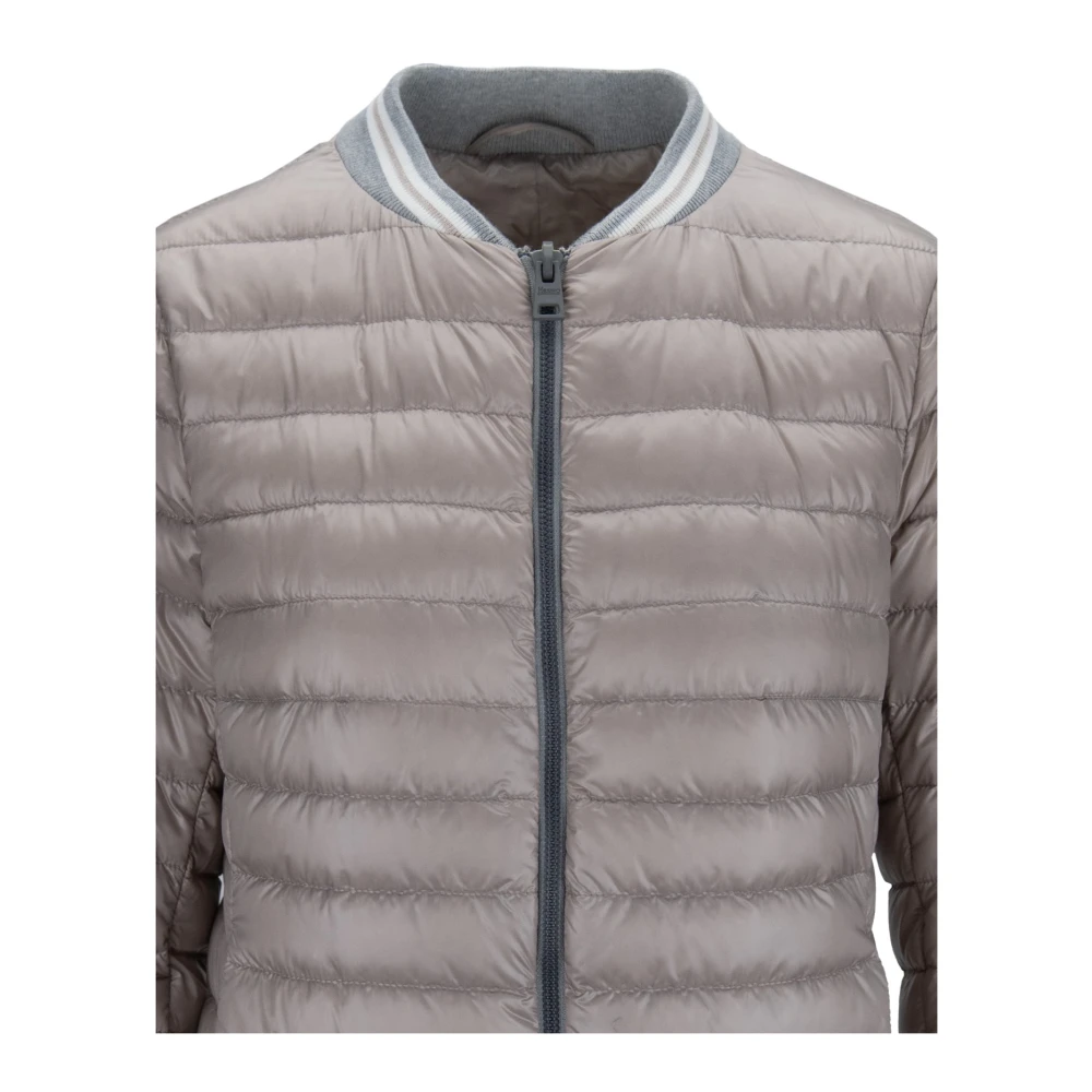 Herno Kort donsjack met rits Gray Dames