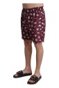 shorts-de-plage-imprime-chapeaux