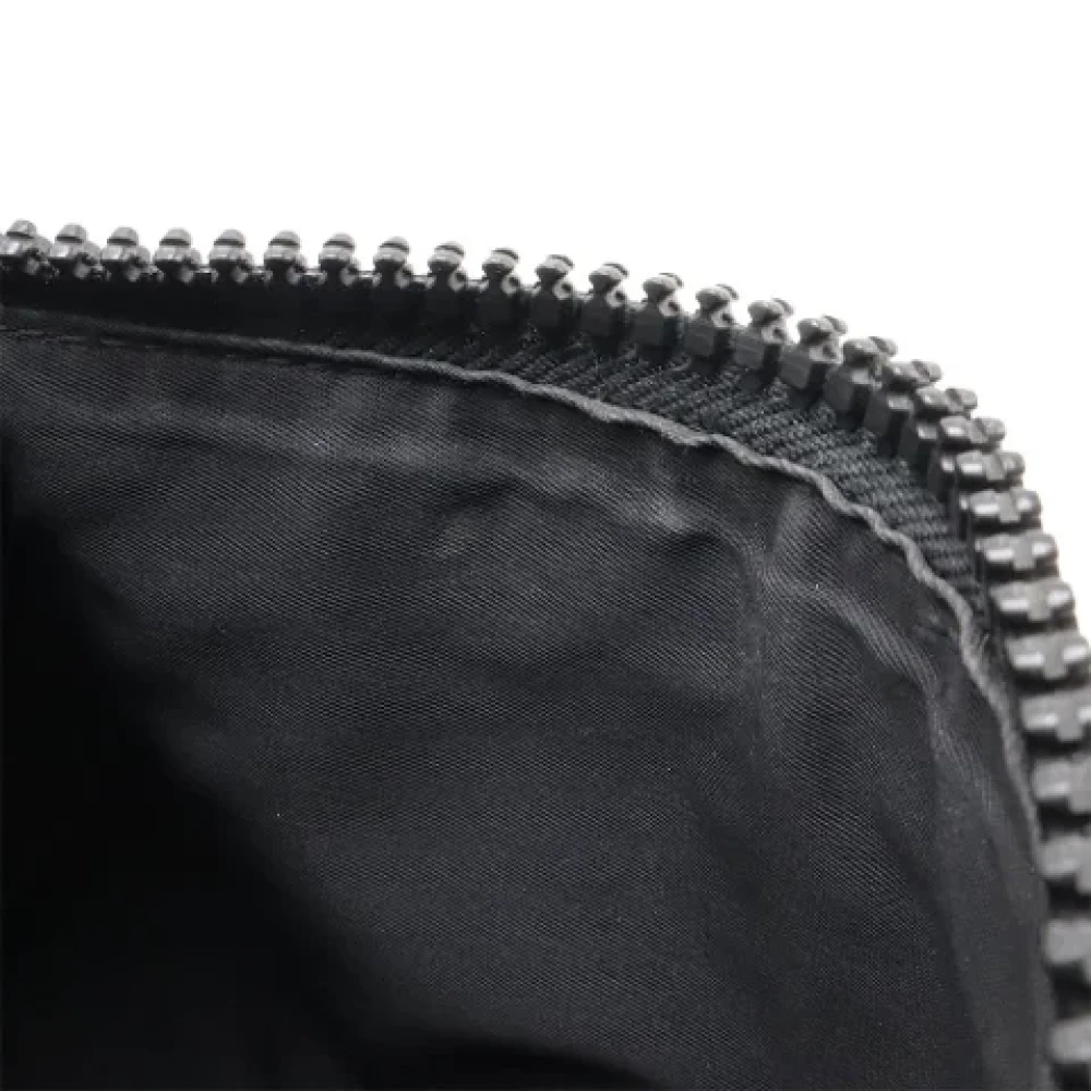 Chanel Vintage Pre-owned Nylon shoulder-bags Black Dames