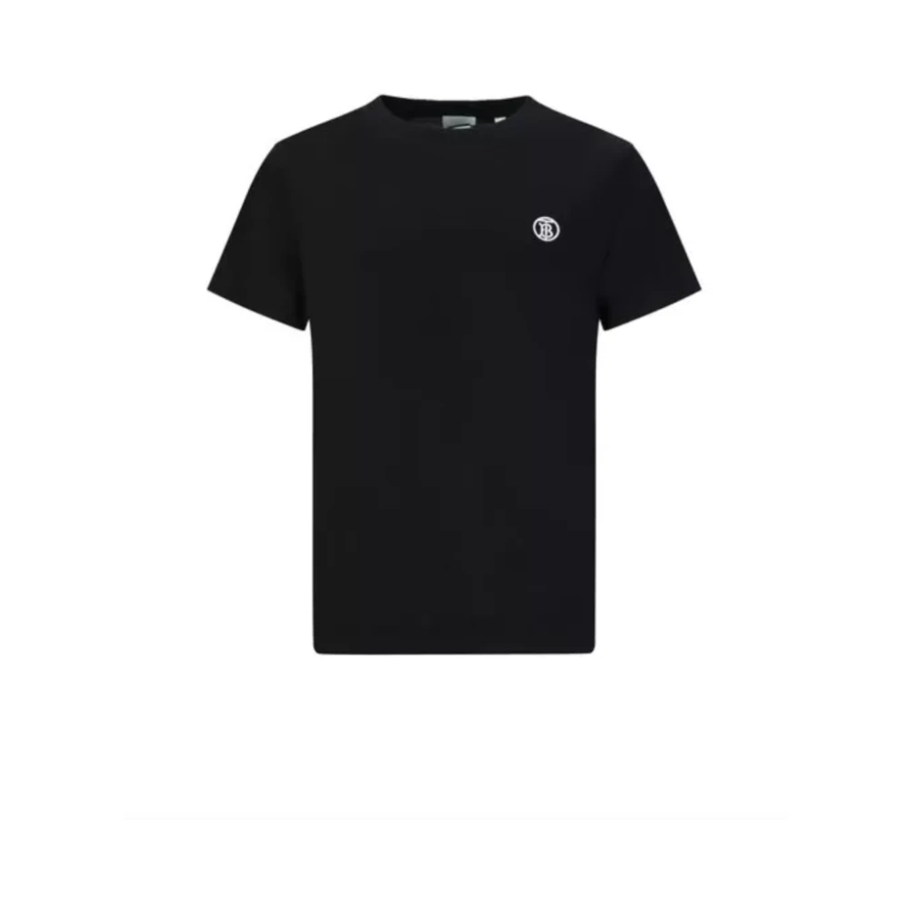 Burberry Men's Black T-Shirts, 2XL, Parker Logo T-Shirt