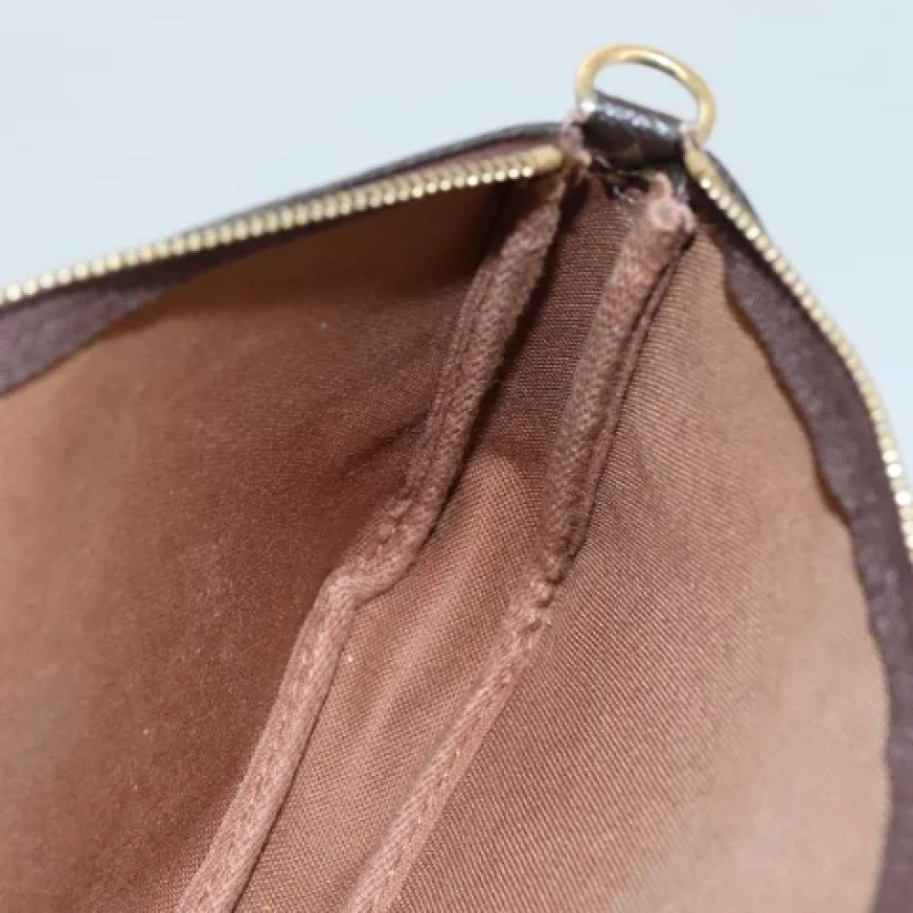 Louis Vuitton Vintage Pre-owned Canvas clutches Brown Dames