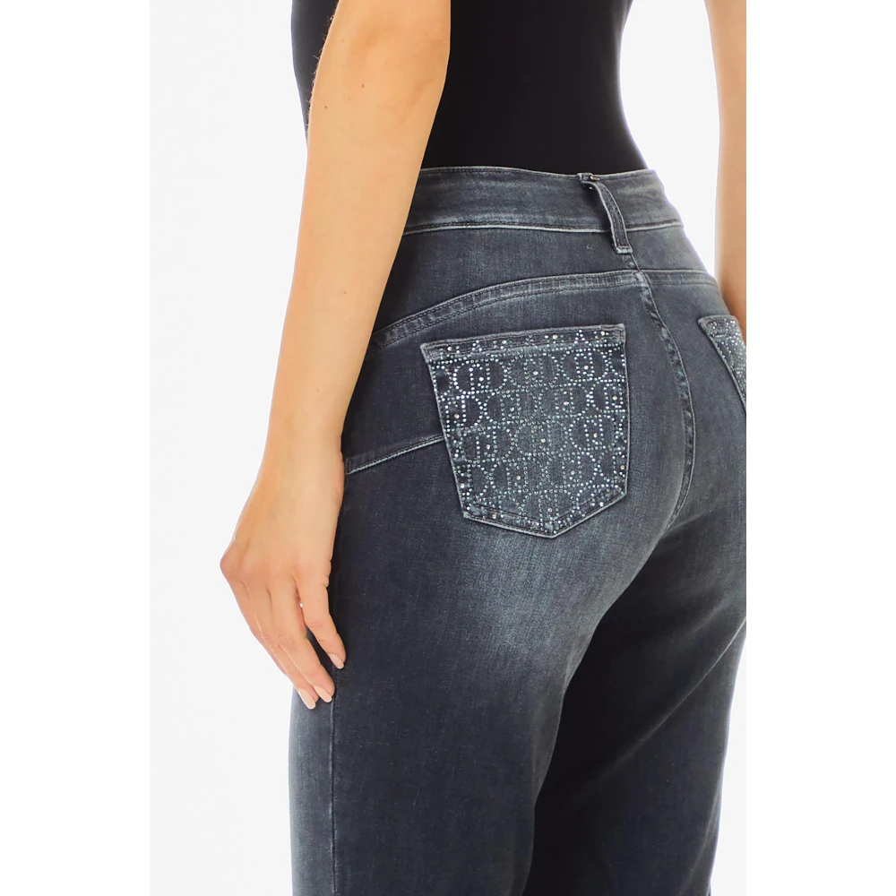Liu Jo Hoge Taille Divine Jeans Blue Dames