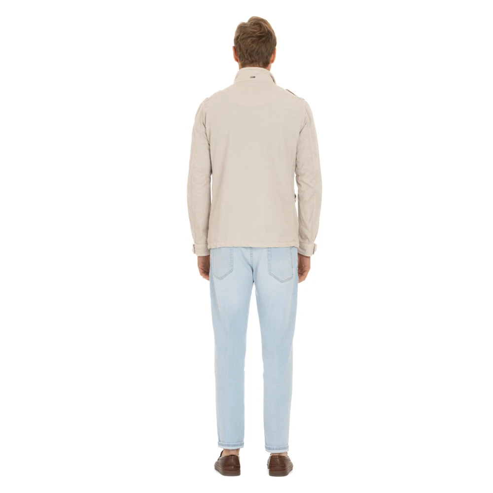 Herno Field Jacket Beige Heren