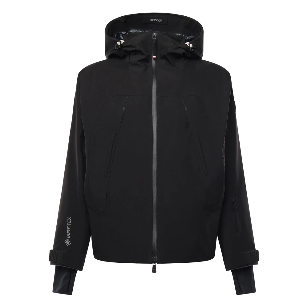 Moncler Zwarte Alpine Ski Jas Gore-Tex Black Heren