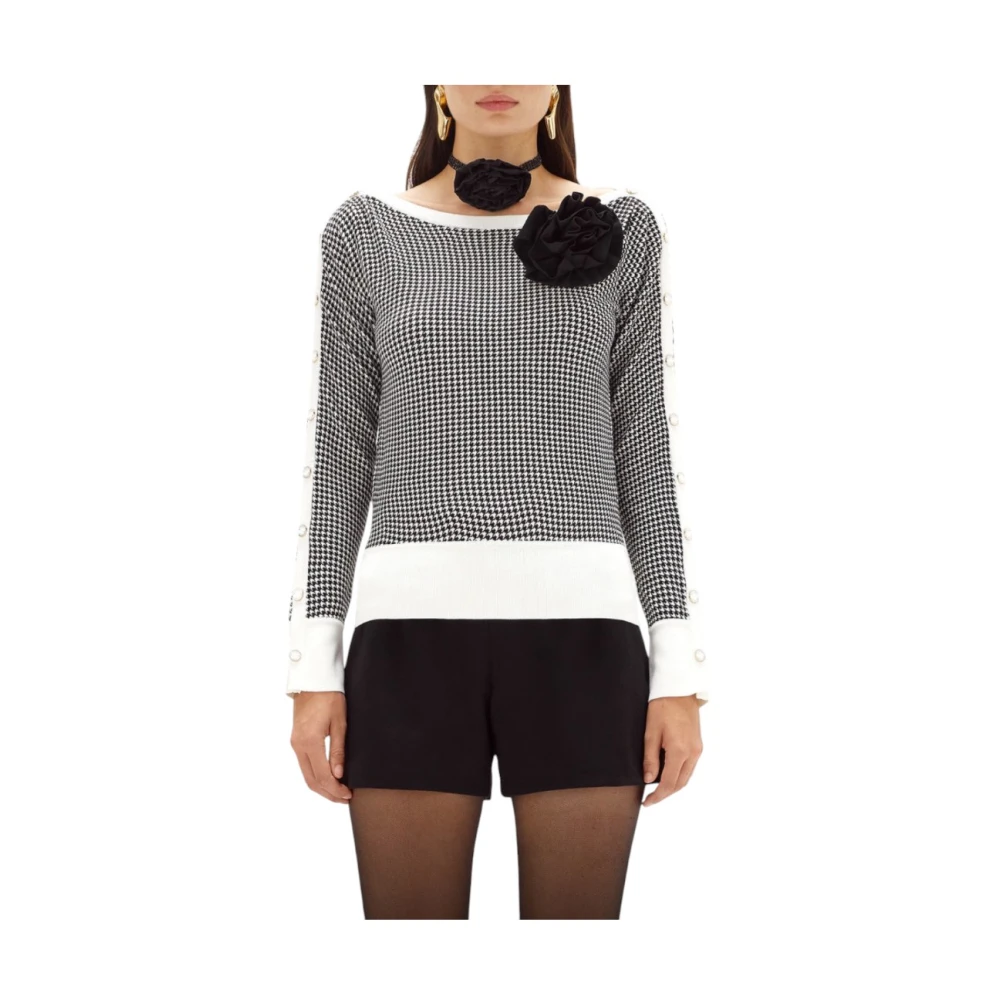 Blugirl Stijlvolle Gebreide Top Black Dames