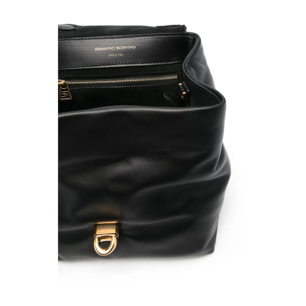 Ermanno Scervino Stijlvolle schoudertas met uniek ontwerp Black Dames